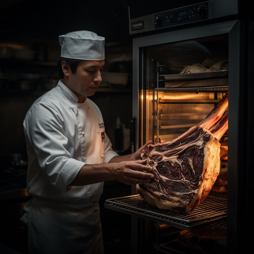 Kokk med dry aged biff
